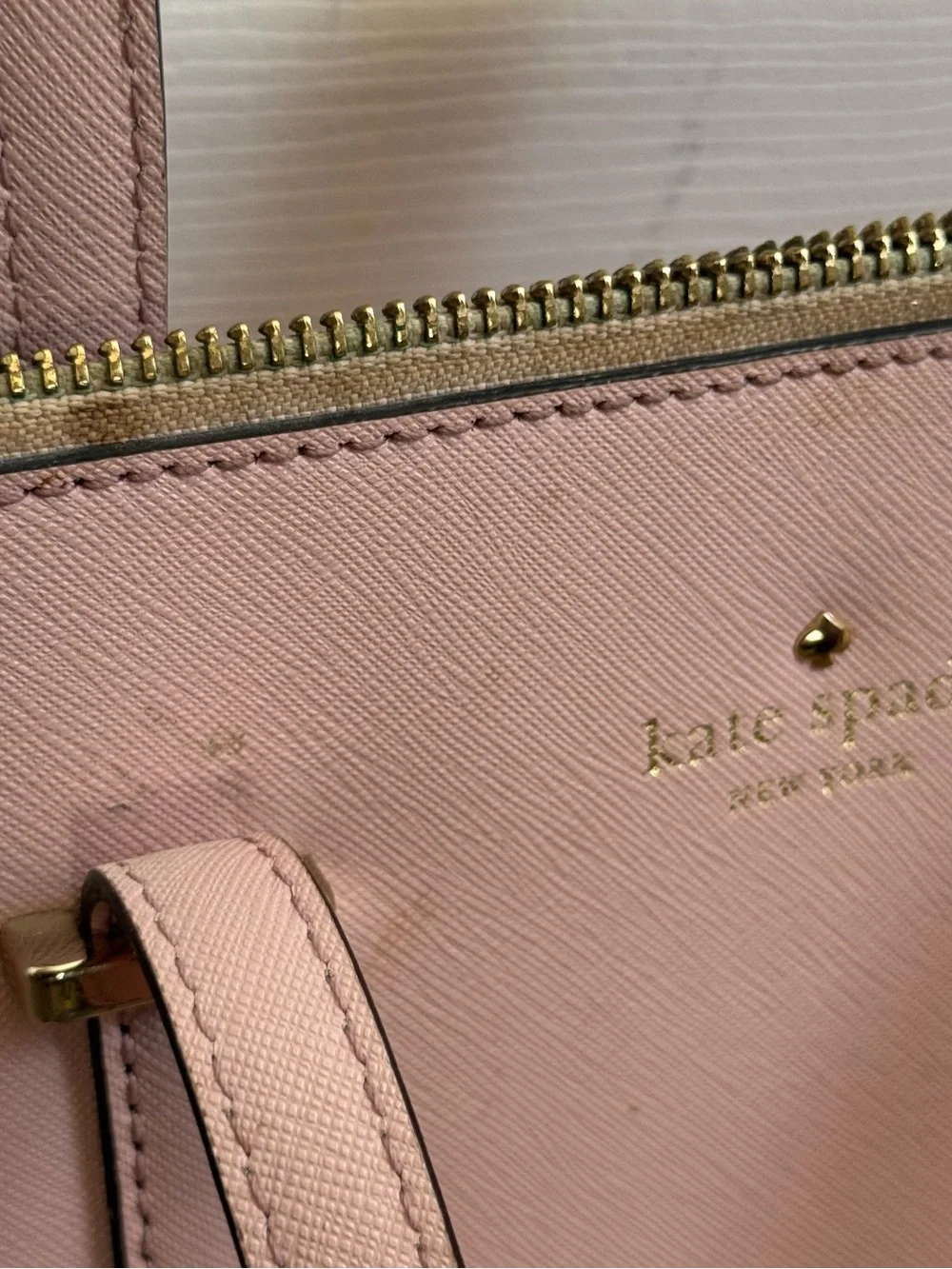 kate spade Pink Saffiano Dome Satchel